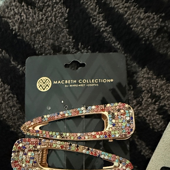 Macbeth Collection by Margaret Josephs Colorful Hair Clips - Picture 2 of 3